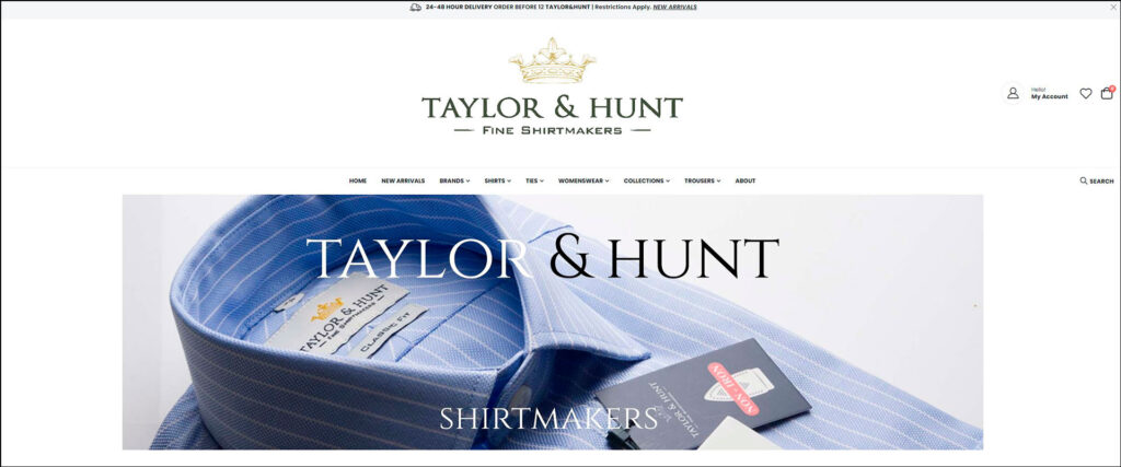 Magento Website for Taylor & Hunt