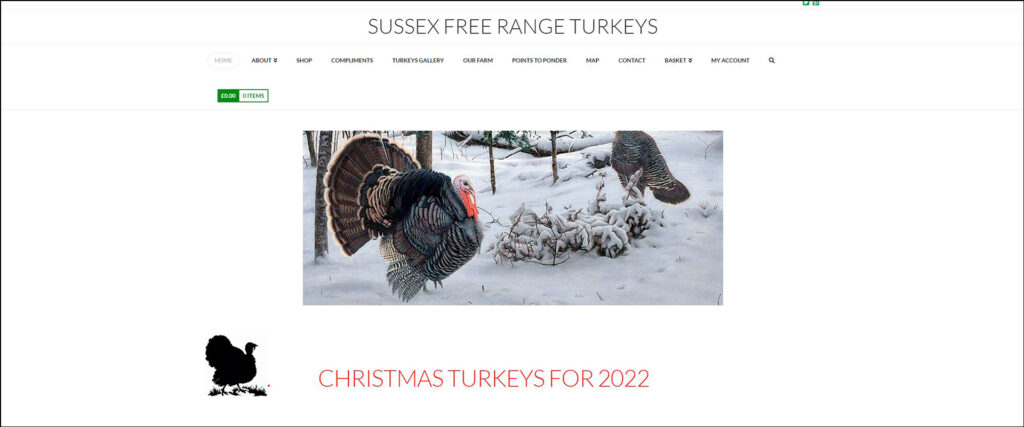 Sussex Free Range Turkeys