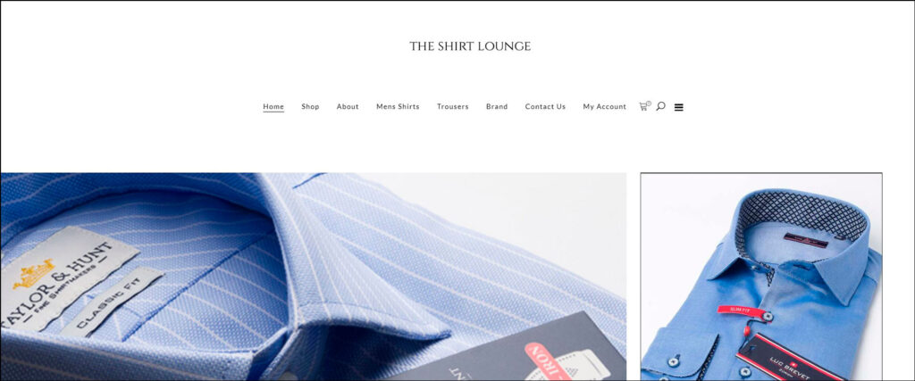 The Shirtlounge Wordpress Website